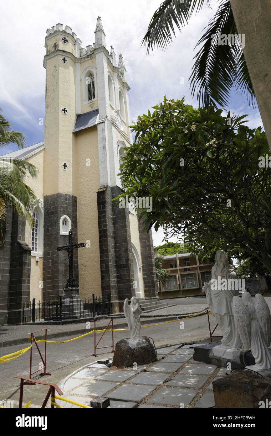 Paroisse Notre Dame Des Anges - Mahébourg Foto Stock