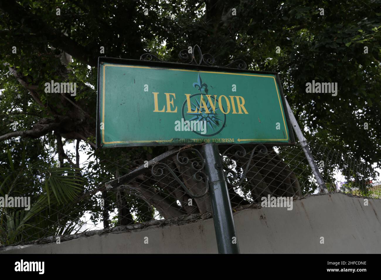 LE LAVOIR DE MAHÉBOURG, SITO HISTORIQUE ET PATRIMOINE CULTUREL Foto Stock