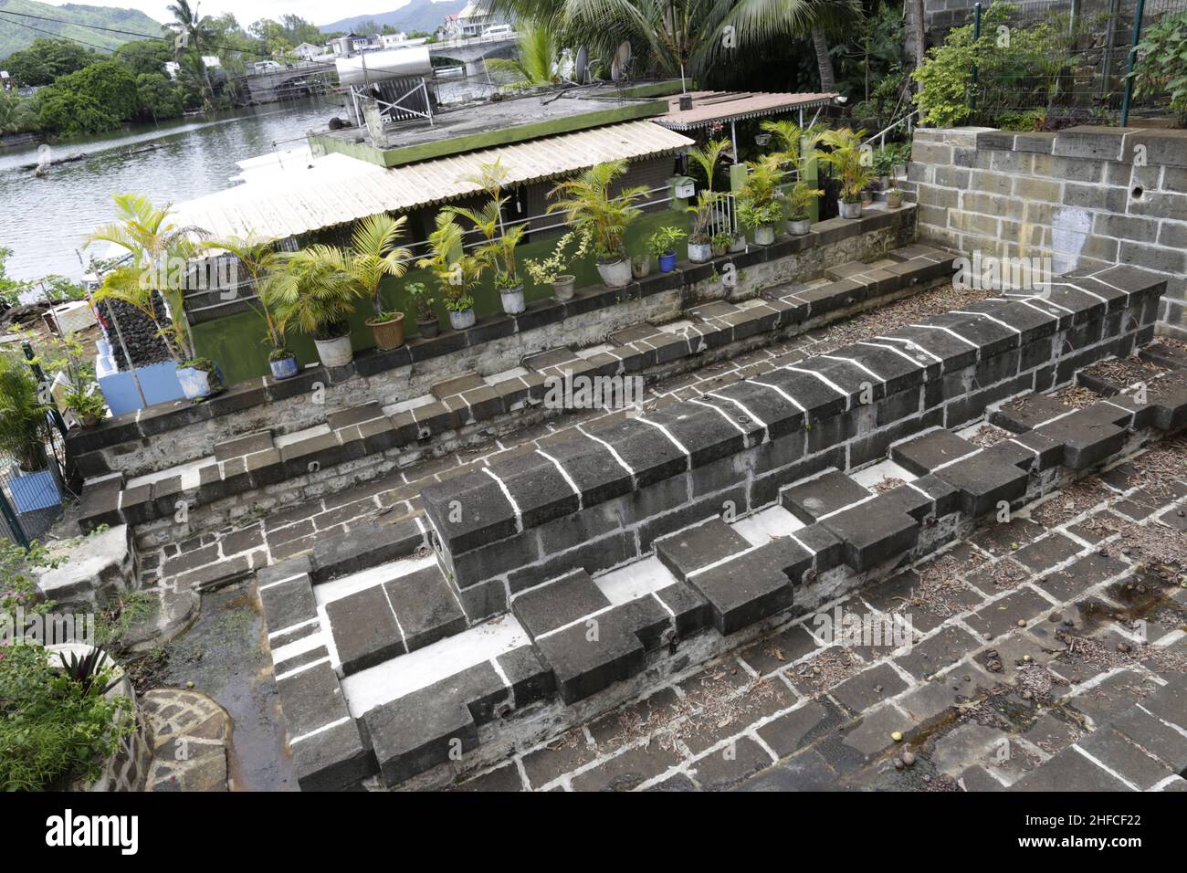 LE LAVOIR DE MAHÉBOURG, SITO HISTORIQUE ET PATRIMOINE CULTUREL Foto Stock