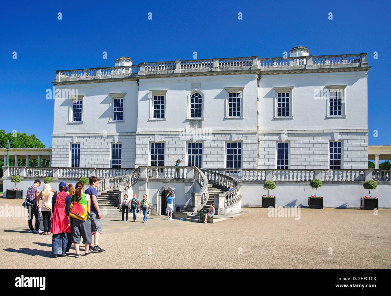 La casa della regina, Greenwich Royal Park, Greenwich, London Borough of Greenwich, Greater London, England, Regno Unito Foto Stock