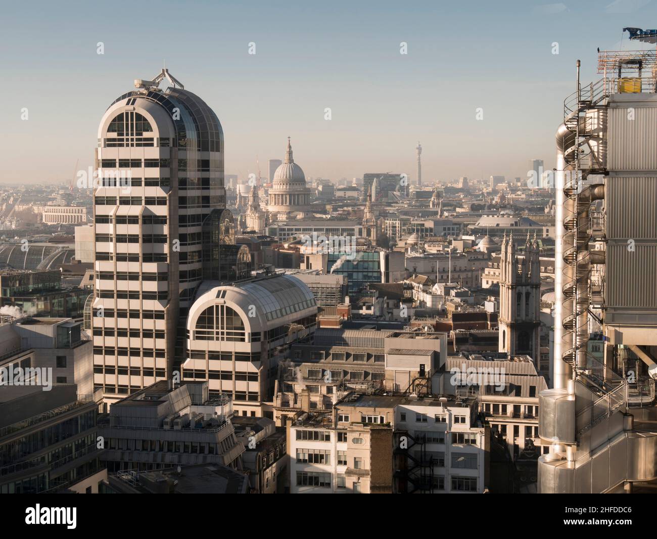 Regno Unito, Inghilterra, Londra, St Pauls cattedrale città Foto Stock
