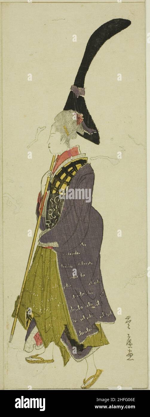 Parodia di una processione daimyo, c.. 1805/07. Foto Stock