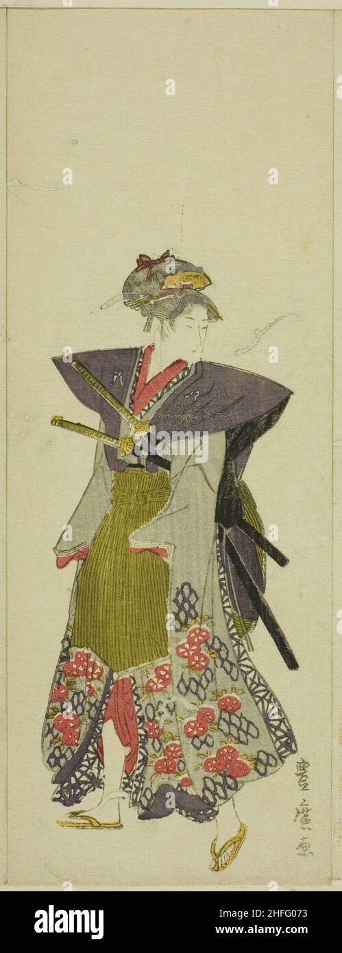 Parodia di una processione daimyo, c.. 1805/07. Foto Stock