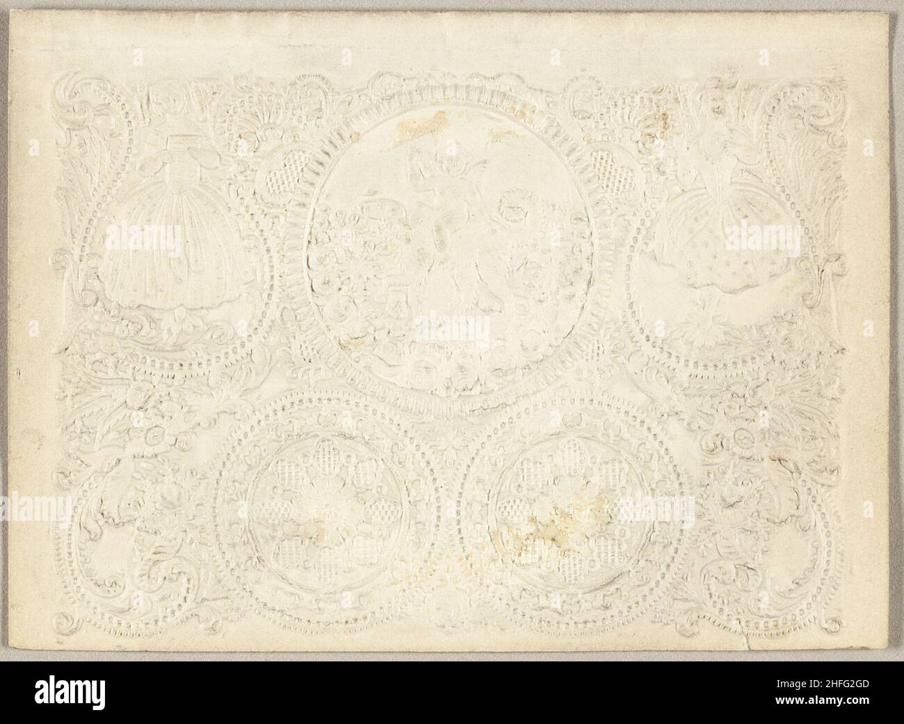 Untitled Valentine (Cupido sulla schiena di un cane), 1850/59. Foto Stock