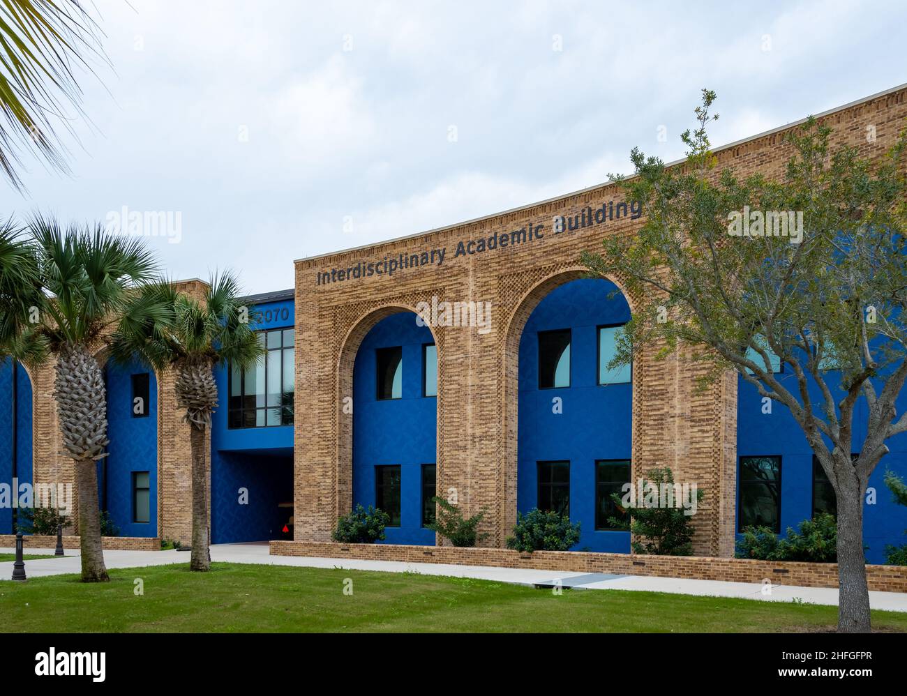 Campus della University of Texas a Rio Grande Valley. Brownsville, Texas, Stati Uniti. Foto Stock