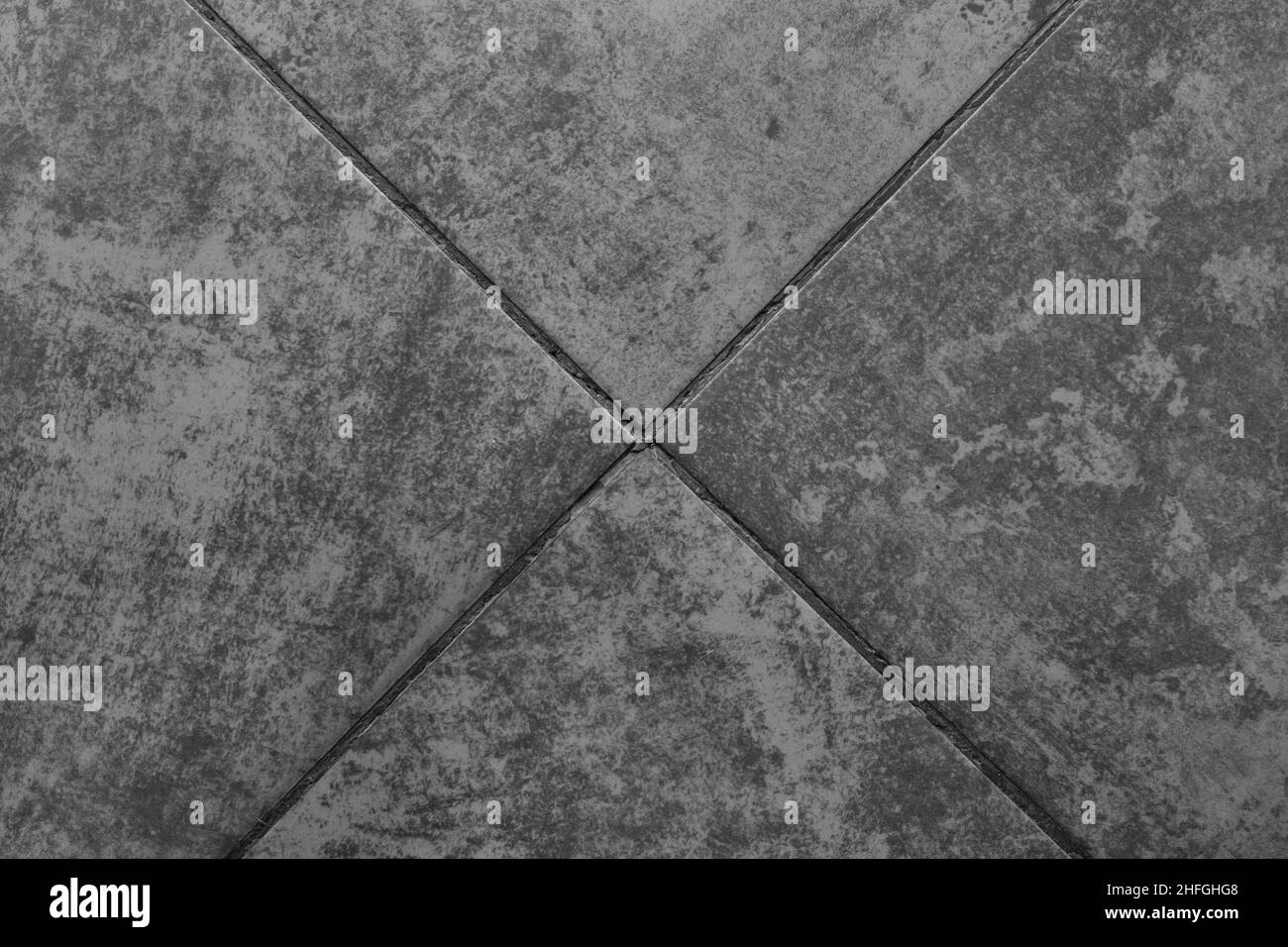 Joint pericresty pavimento ceramica scuro piastrelle superficie texture astratto sfondo. Foto Stock
