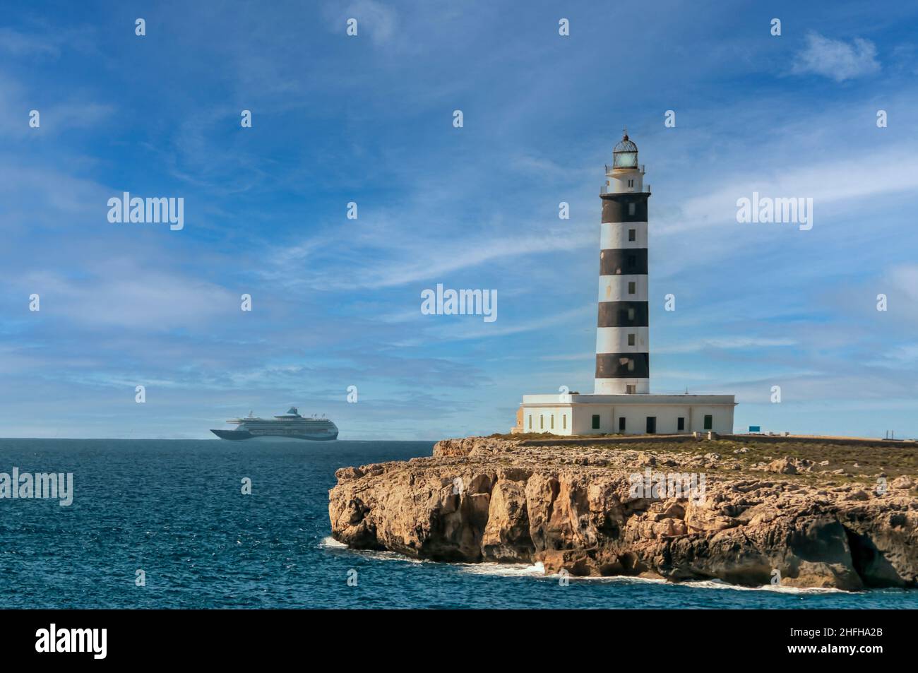 Paesaggi di Minorca nelle Isole Baleari - Spagna Foto Stock