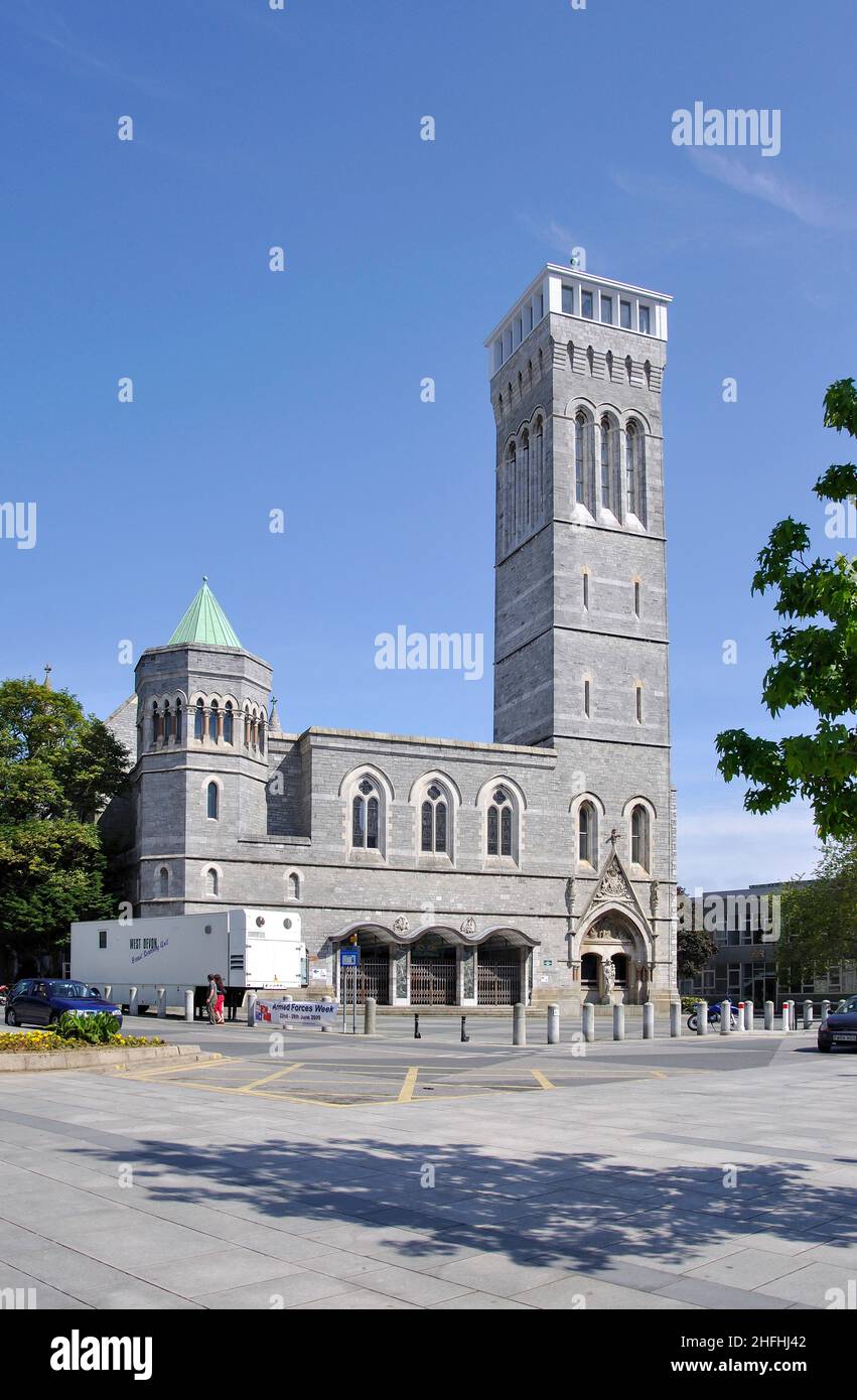 Guildhall, Royal Parade, Plymouth Devon, Inghilterra, Regno Unito Foto Stock