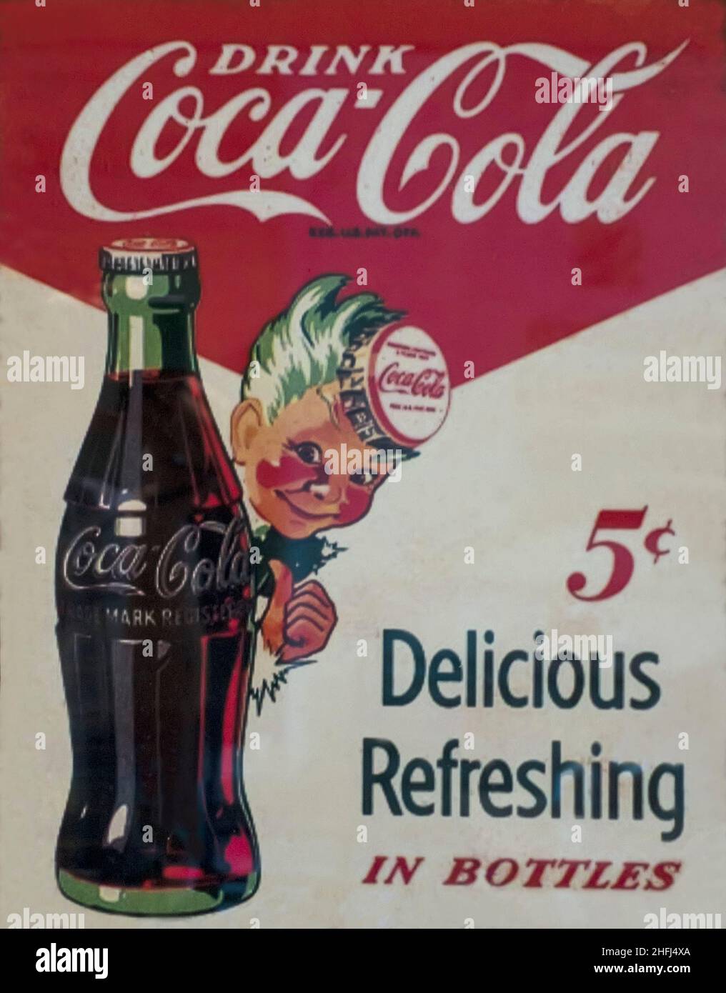 Coca cola poster vintage immagini e fotografie stock ad alta risoluzione -  Alamy