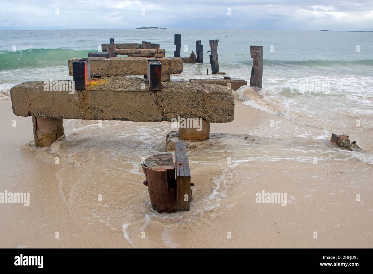 Jurien Bay vecchio molo Foto Stock