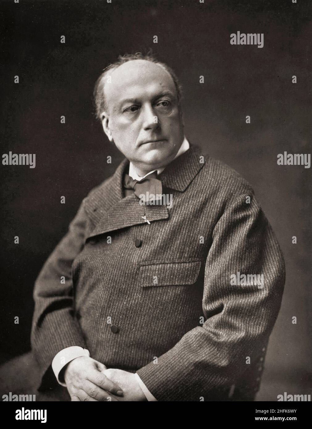 Théodore Faullain de Banville, 1823 - 1891. Autore e poeta francese. Foto Stock