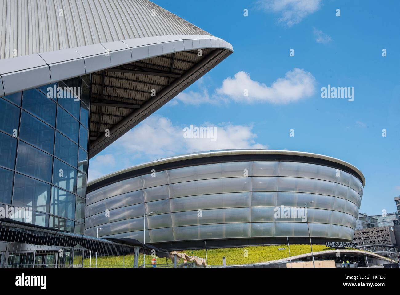 Scottish Exhibition and conference centre and Hydro Venues Glasgow Scotland Foto Stock