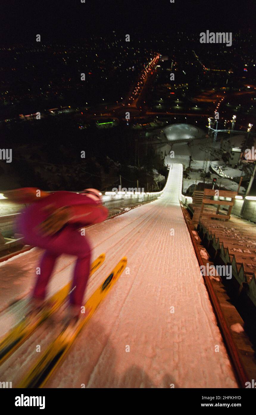 Avviamento con ponticello Foto Stock