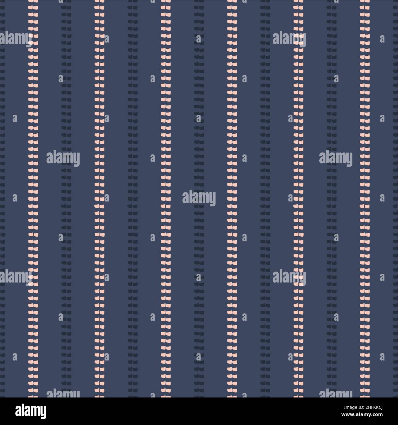Schema vettoriale stripe astratto stile punto sfondo senza giunture. Esecuzione manuale cuciture ago lavoro effetto verticale strisce alternate. Semplice Illustrazione Vettoriale