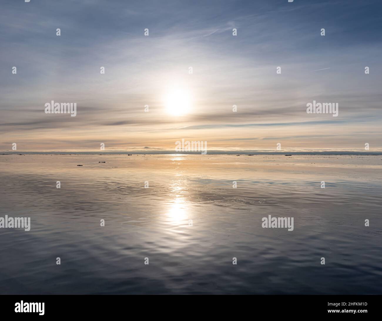 Lago Huron Sunrise Foto Stock