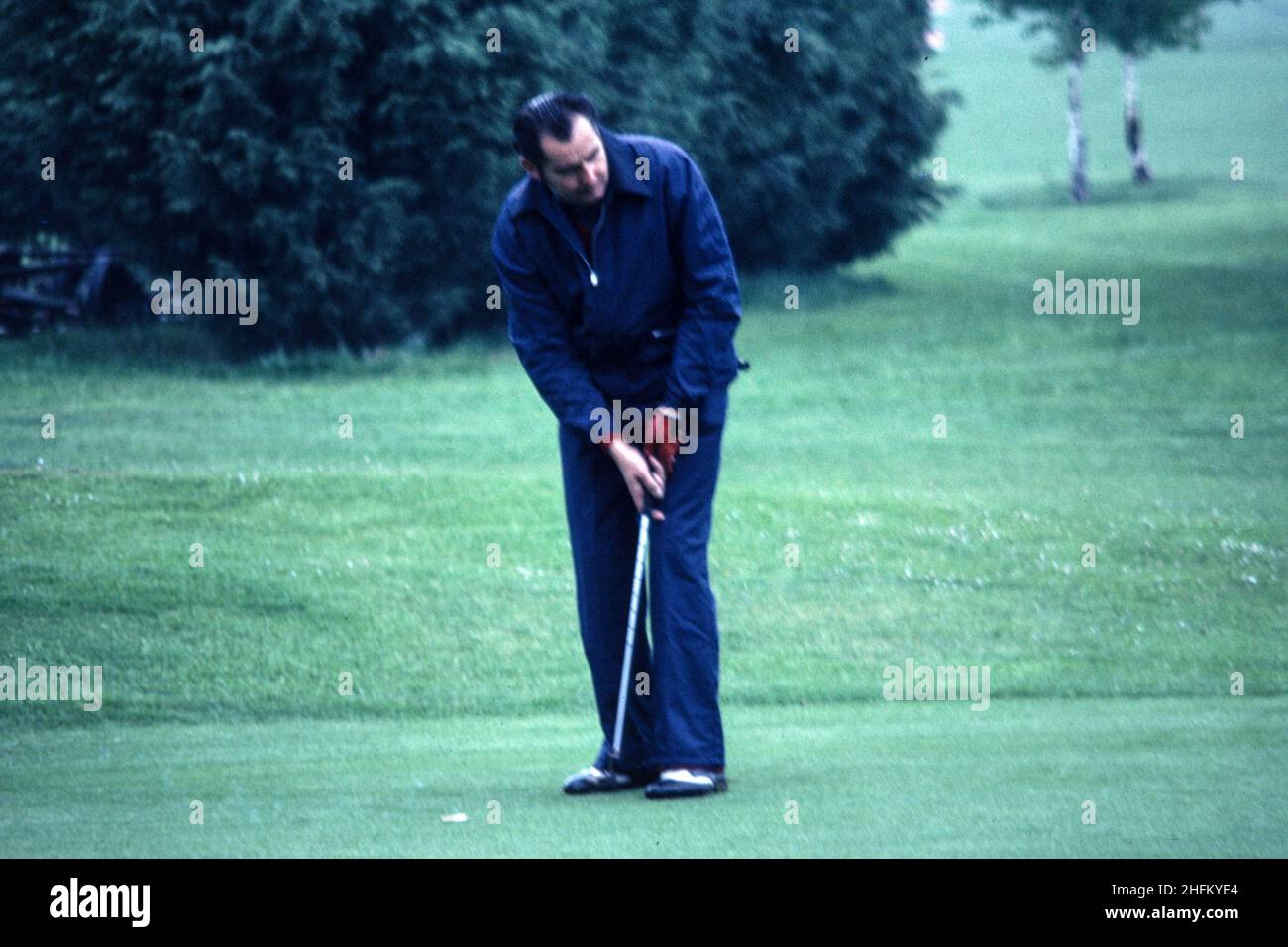 Torneo di golf Celebrity al Worcestershire Golf Club, Malvern 1979 Foto Stock