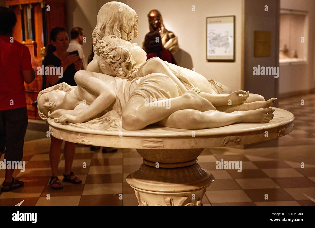 Leon Levy e Shelby White Court, il pezzo centrale delle gallerie romane e greche al Metropolitan Museum of Art di NYC. Foto Stock