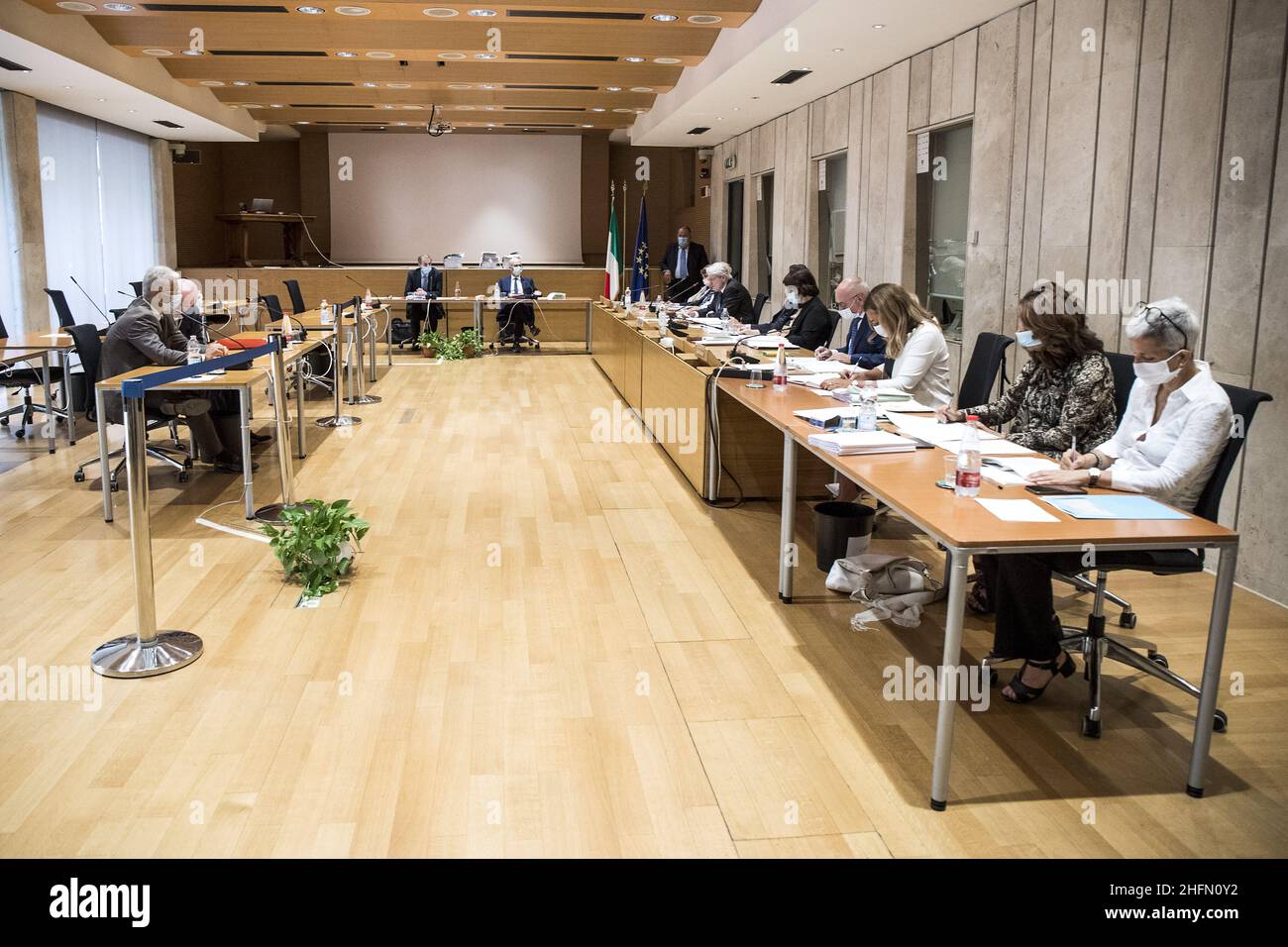 Roberto Monaldo / LaPresse 21-07-2020 Roma (Italia) Consiglio superiore del Giudicario - udienza disciplinare su Luca Palamara Foto Stock