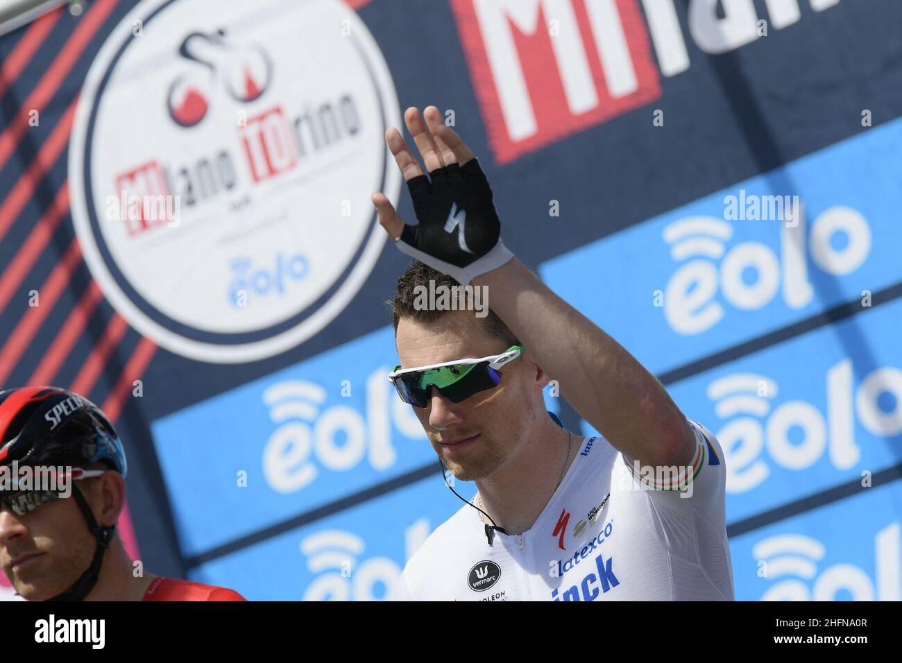 LaPresse - Fabio Ferrari Agosto, 05 2020 Milano (Italia) Sport Cycling 101 Edizione Milano Torino 2020 - da Milano a Torino - 198 km nella foto: Durante la gara. Foto Stock