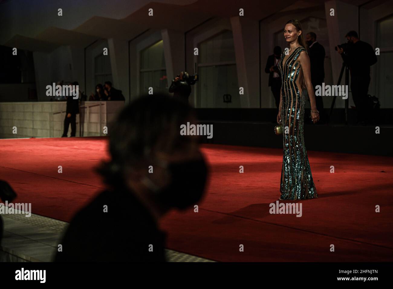 Gian Mattia D'Alberto - LaPresse 2020-09-07 Venezia 77th Venezia Filmfestival "Sala della vendetta" tappeto rosso nella foto: Foto Stock