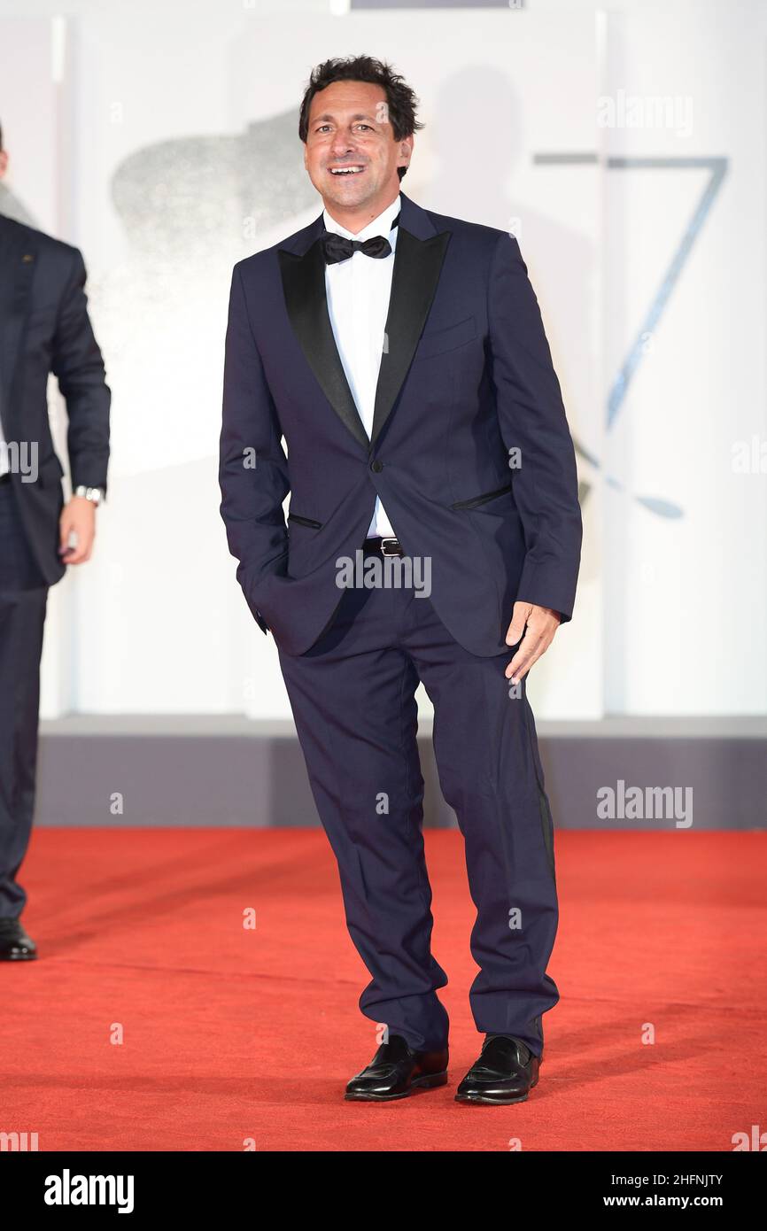 Gian Mattia D'Alberto - LaPresse 2020-09-07 Venezia 77th Venezia Filmfestival "Sala della vendetta" tappeto rosso nella foto: Foto Stock