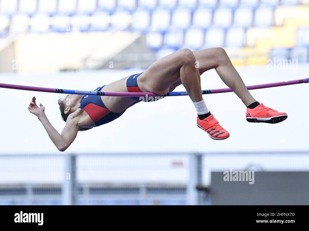 Fabrizio Corradetti - LaPresse Settembre 17st 2020 Roma ( Italia ) Sport Atletica Golden Gala Pietro Mennea 2020 - Stadio Olimpico di Roma. Nella foto:Elena Vallortigara ITA Foto Stock