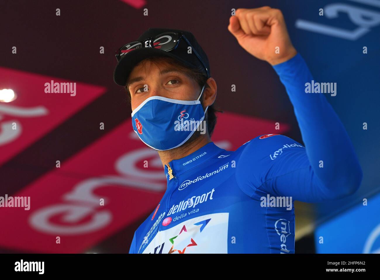 Marco Alpozzi/LaPresse Ottobre 03, 2020 Italia Sport Cycling giro d'Italia 2020 - edizione 103th - Stage 1 - ITT - da Monreale a Palermo nel pic:ZABEL Rick ( GER )ISRAELE START - UP NAZIONE Foto Stock