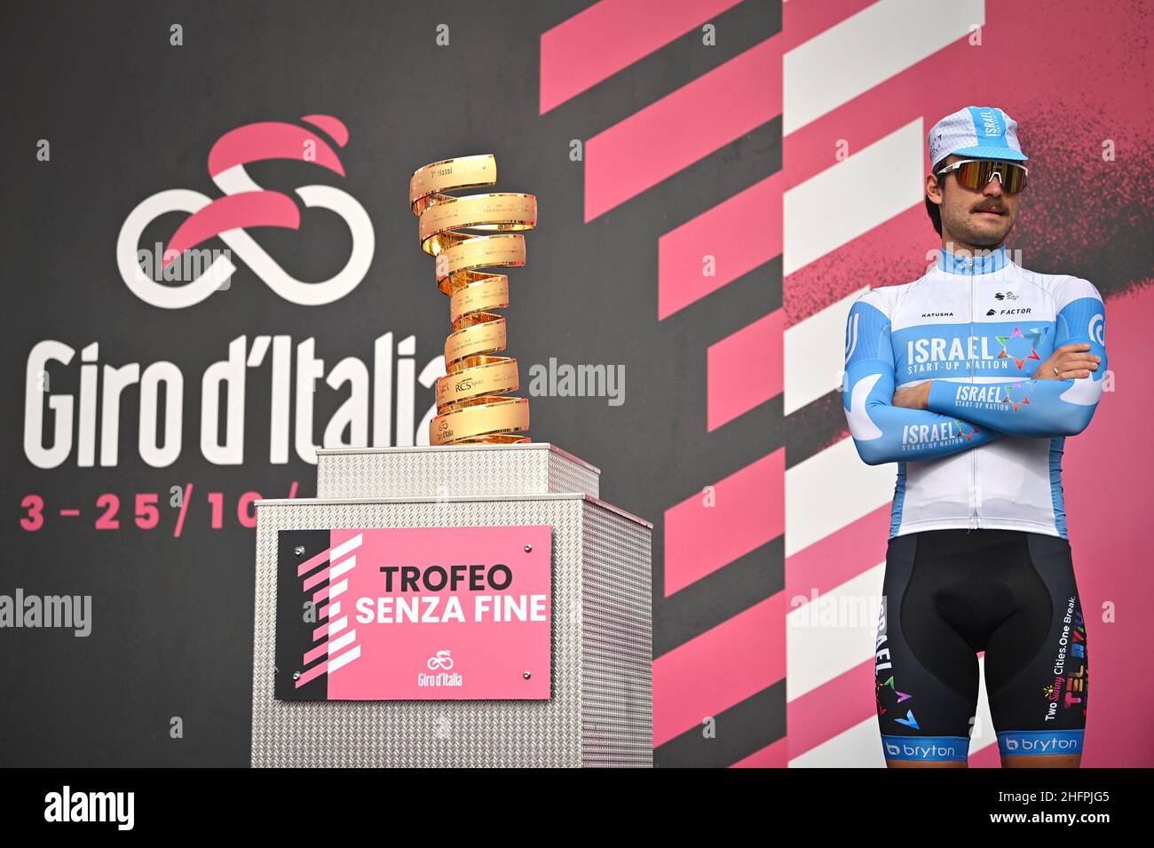 Massimo Paolone/LaPresse 16 ottobre 2020 Italia Sport Cycling giro d'Italia 2020 - edizione 103th - Stage 13 - da Cervia a Monselice nella foto: ZABEL Rick Foto Stock