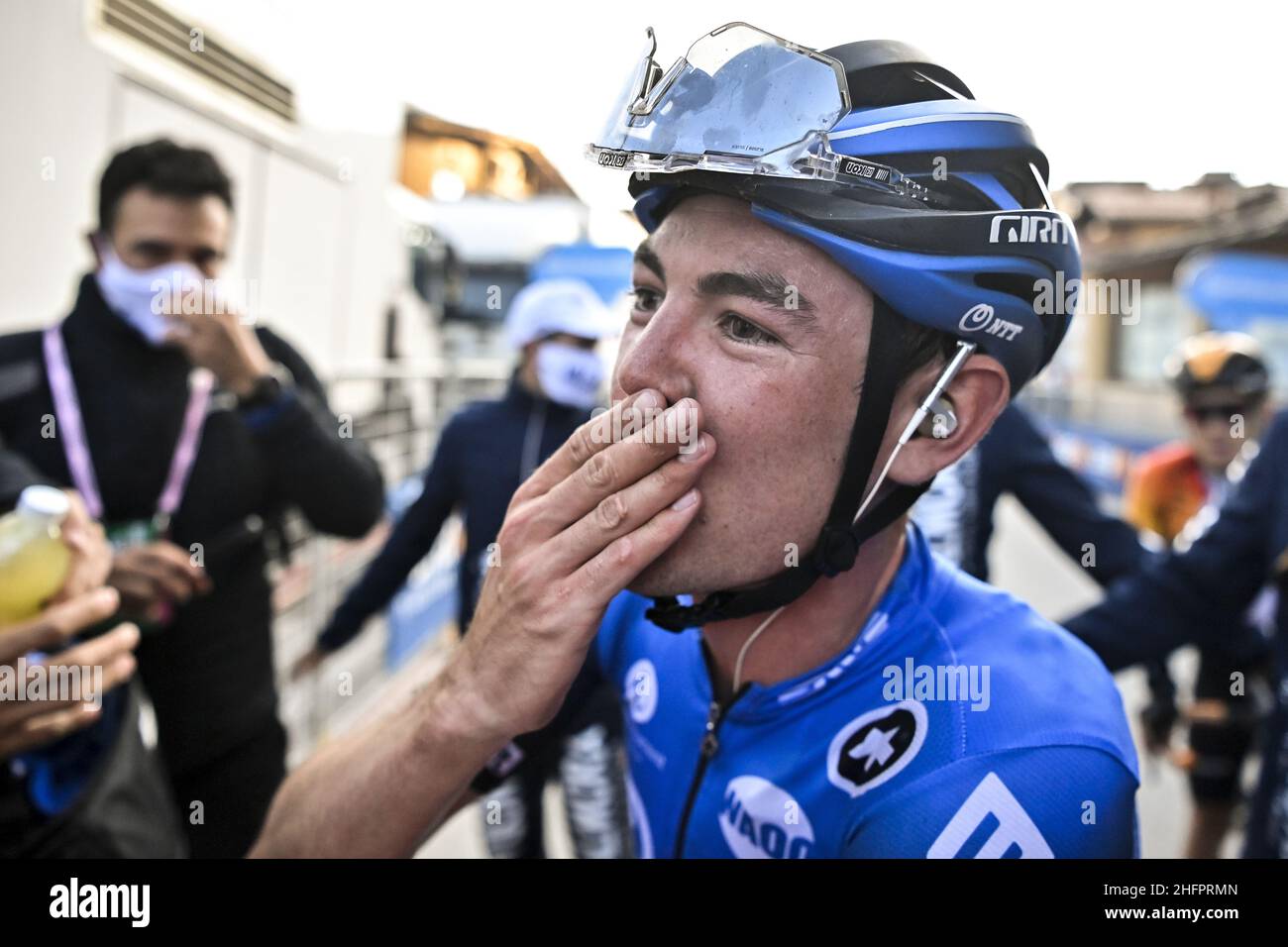 Marco Alpozzi/LaPresse 21 ottobre 2020 Italia Sport Cycling giro d'Italia 2020 - edizione 103th - Stage 17 - da Bassano del Grappa a Madonna di Campiglio nella foto: O'CONNOR ben( AUS )NTT PRO CYCLING TEAM Foto Stock