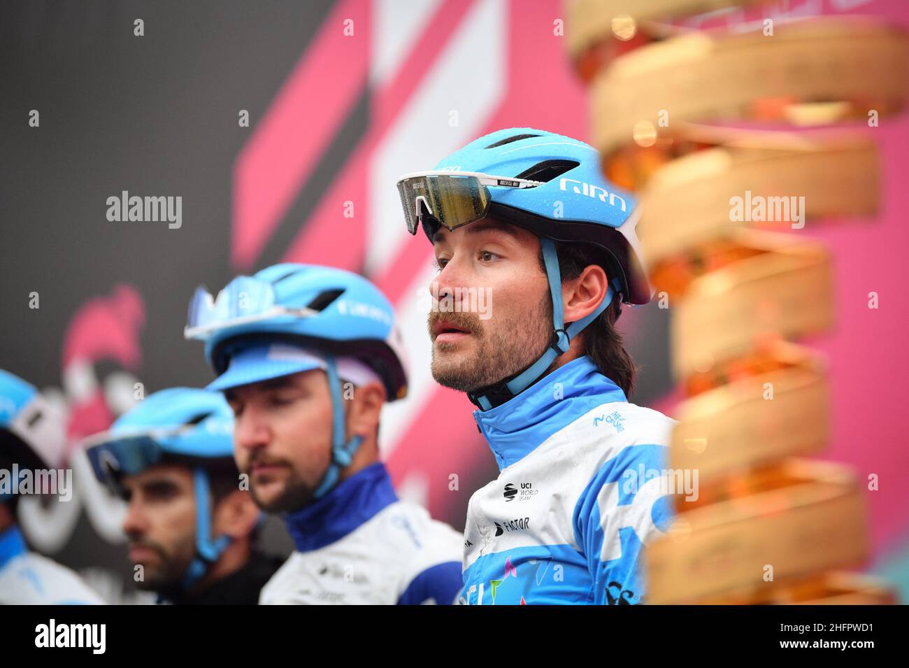 Massimo Paolone/LaPresse 23 ottobre 2020 Italia Sport Cycling giro d'Italia 2020 - edizione 103th - Stage 19 - da Morbegno ad Asti nella foto: ZABEL Rick Israele Foto Stock