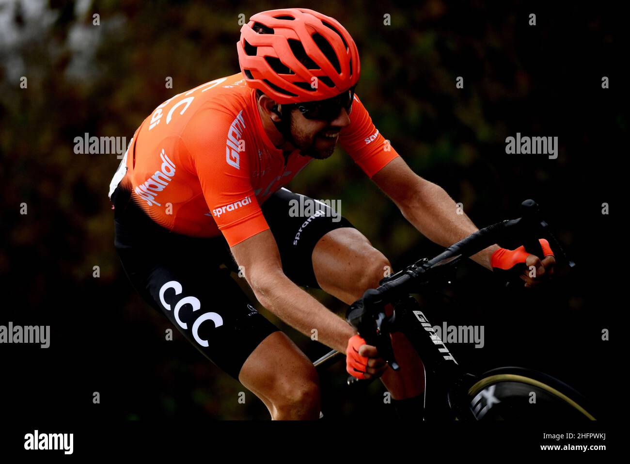 Fabio Ferrari/LaPresse 23 ottobre 2020 Italia Sport Cycling giro d'Italia 2020 - edizione 103th - Stage 19 - da Morbegno ad Asti nella foto: Durinig la gara.&#x10c;ERN&#xdd; Josef( CZE )CCC TEAM Foto Stock