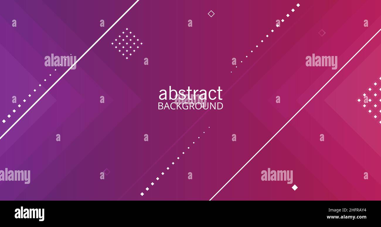 Trendy astratto geometrico minimale moderno rosa viola vettore banner sfondo web concept Illustrazione Vettoriale