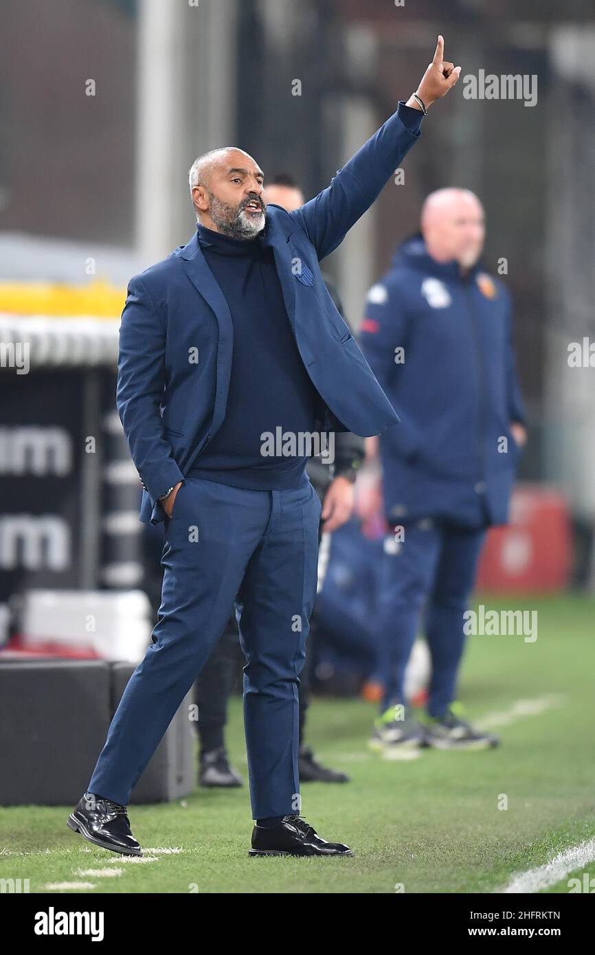 Foto LaPresse - Tano Pecoraro30 11 2020 Genova - (Italia)Sport CalcioGenova vs ParmaCampionato di Calcio Serie A TIM 2020/2021 - Stadio "Luigi Ferraris"nella foto: liverani fabioPhoto LaPresse - Tano Pecoraro30 Novembre 2020 Città Genova - (Italia)Sport SoccerGenoa vs ParmaItalian Football Championship League A TIM 2020/2021 - "Luigi Ferraris" Stadiumin il pic: liverani fabio Foto Stock