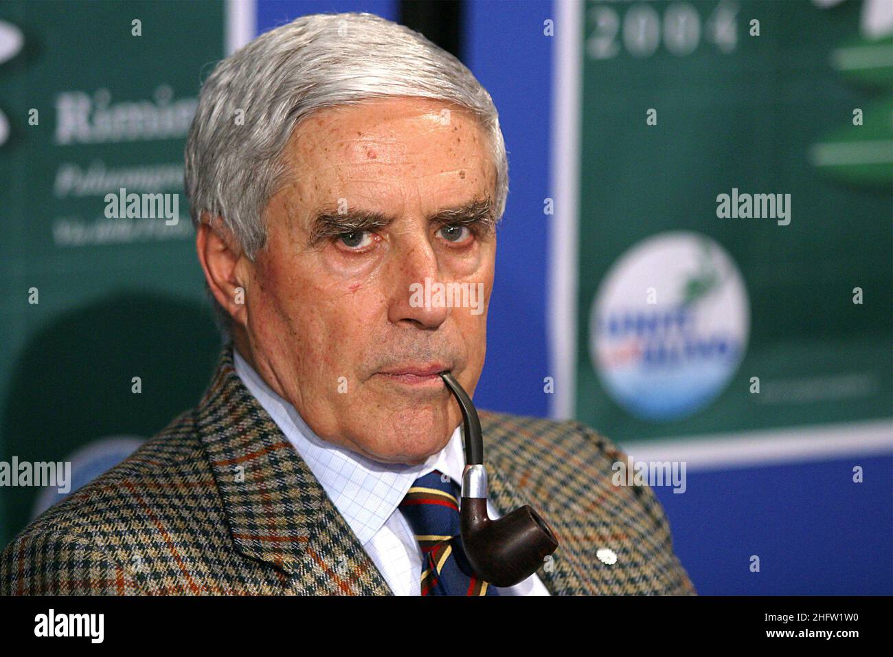 © ROBERTO MONALDO/LAPRESSE 12-03-2004 RIMINI POLITICA CONGRESSO NAZIONALE MARGHERITA NELLA FOTO FRANCO MARINI (MARGHERITA) Foto Stock