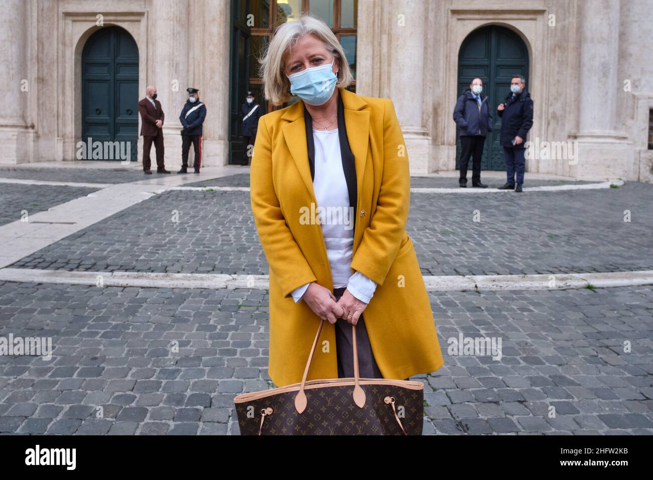 Mauro Scrobogna /LaPresse 10 febbraio 2021&#xa0; Roma, Italia Camera dei deputati Politica consultazioni nella foto: Donatella Bianchi Presidente del WWF Italia Foto Stock