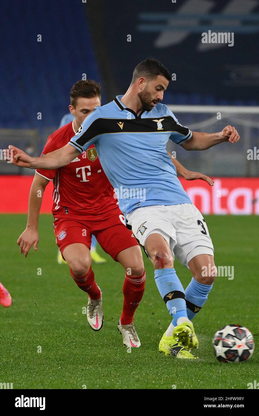 Alfredo Falcone - LaPresse 23/02/2021 Roma (Italia) Sport Calcio Lazio-Bayern Monaco UEFA Champions League 2020 2021 - Stadio Olimpico di Roma nella foto: Foto Stock