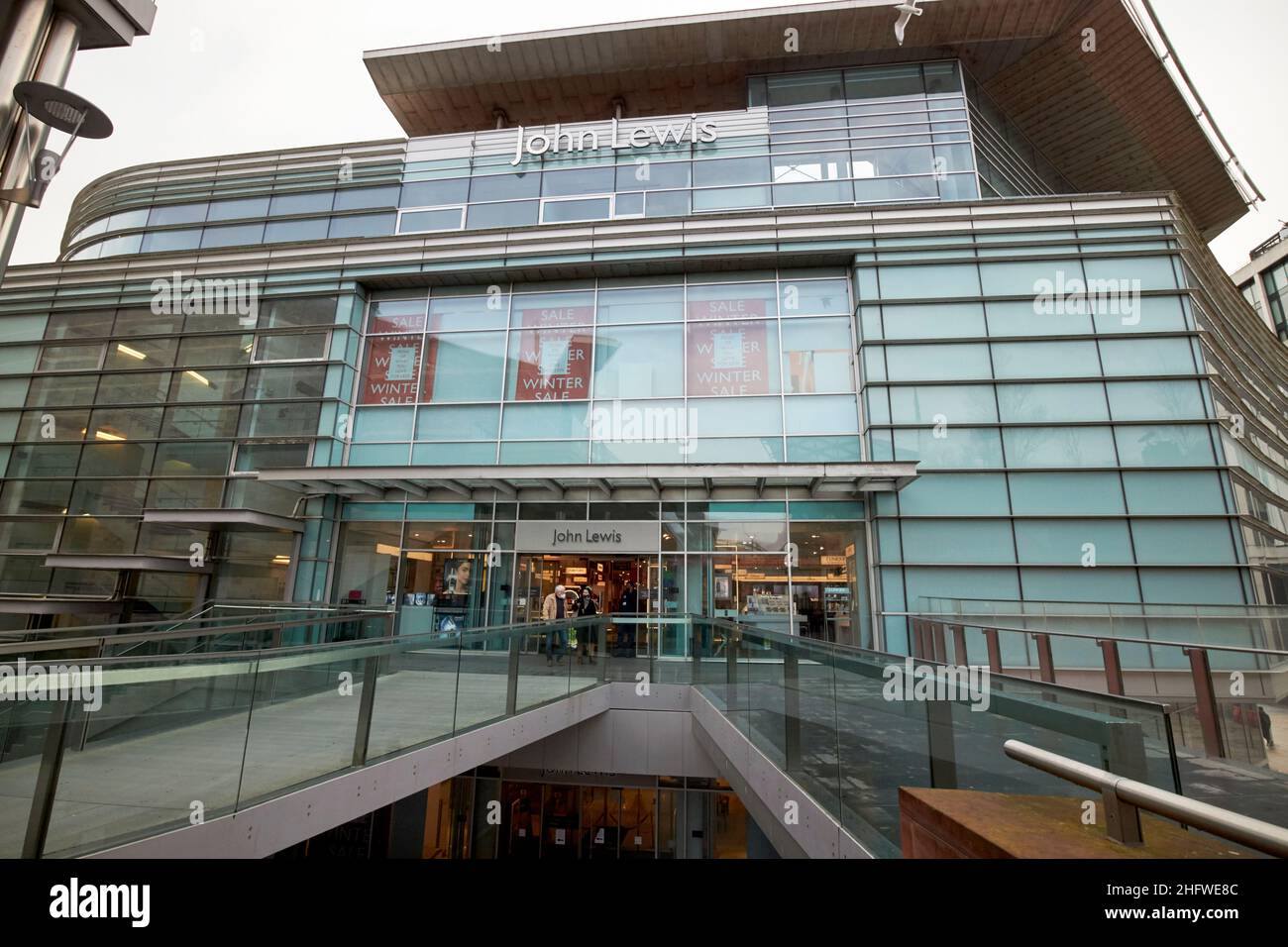 john lewis grande magazzino a Liverpool uno shopping area Liverpool Inghilterra Regno Unito Foto Stock