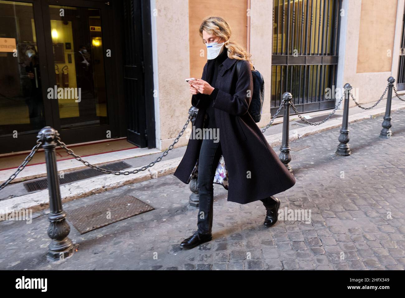 Mauro Scrobogna /LaPresse 30 marzo 2021&#xa0; Roma, Italia Camera dei deputati Politica - elezione del leader del gruppo PD nella foto: La sconfitta alla presidenza dei deputati del Partito democratico nella Camera di Marianna Madiana Foto Stock