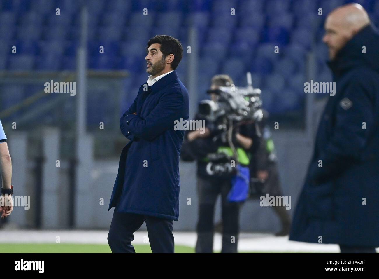 Foto Luciano Rossi/AS Roma/ LaPresse15/04/2021 Roma (Italia)Sport CalcioAS Roma - AjaxEuropa League 2020 2021 Stadio Olimpico di RomaNella foto: Foto Luciano Rossi/AS Roma/ LaPresse15/04/2021 Roma (Italia)Sport SoccerAS Roma - AjaxUefa Europa League 2020 2021Olimpico Stadio di RomeIn foto: Foto Stock