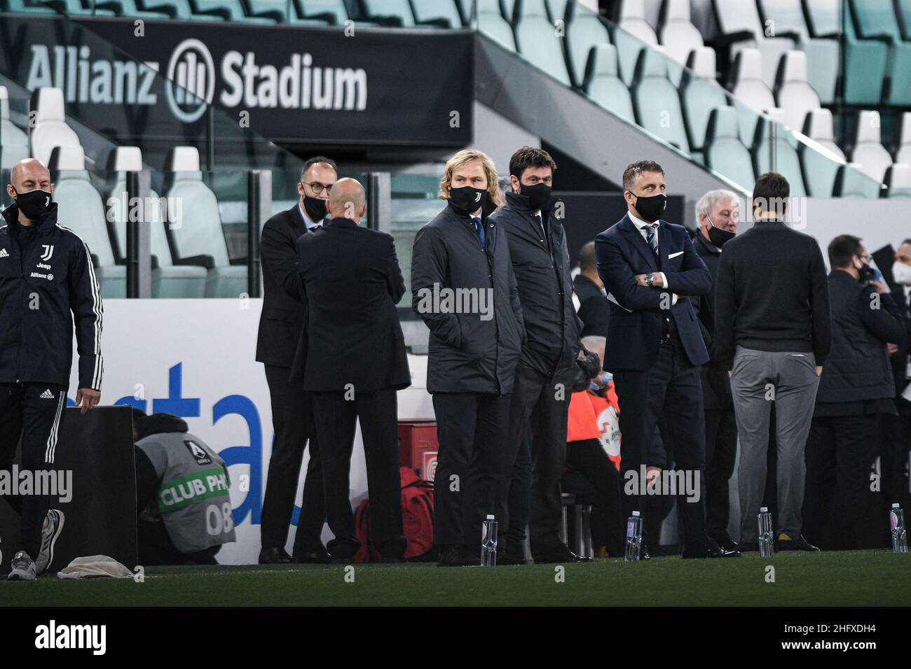 Foto Piero Crociatti / LaPresse 21/04/21 - Torino, Italia Sport, Calcio Juventus vs Parma - Campionato italiano di calcio Serie A TIM 2020-2021 - Stadio Juventus nella foto: Foto Piero Crociatti / LaPresse 21/04/21 - Torino, Italia Sport, Calcio Juventus vs Parma - Campionato Italiano Calcio Lega A Tim 2020 2021 nella foto: Foto Stock