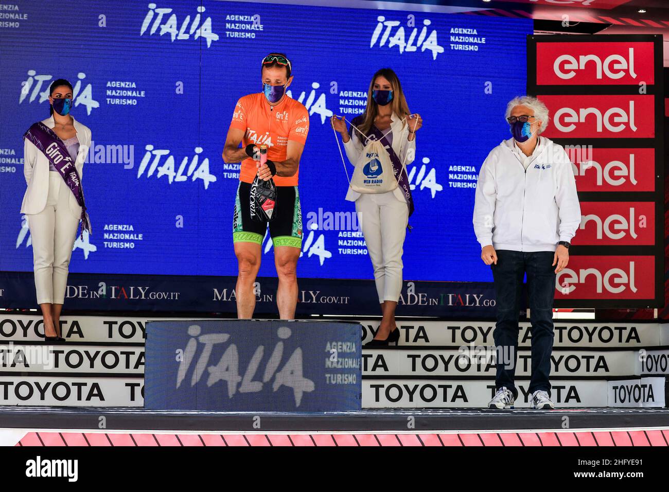 Foto LaPresse/Alessandro Garofalo 21 maggio 2021 Sport Ciclismo giro d'Italia 2021 – giro e nella foto: Tappa 13 Ostiglia - Verona Foto LaPresse/Alessandro Garofalo 21 maggio 2021 Sport Cycling giro d'Italia 2021 – giro e nella foto: Tredicesima tappa Ostiglia - Verona Foto Stock