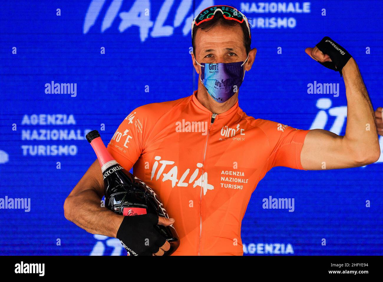 Foto LaPresse/Alessandro Garofalo 21 maggio 2021 Sport Ciclismo giro d'Italia 2021 – giro e nella foto: Tappa 13 Ostiglia - Verona Foto LaPresse/Alessandro Garofalo 21 maggio 2021 Sport Cycling giro d'Italia 2021 – giro e nella foto: Tredicesima tappa Ostiglia - Verona Foto Stock