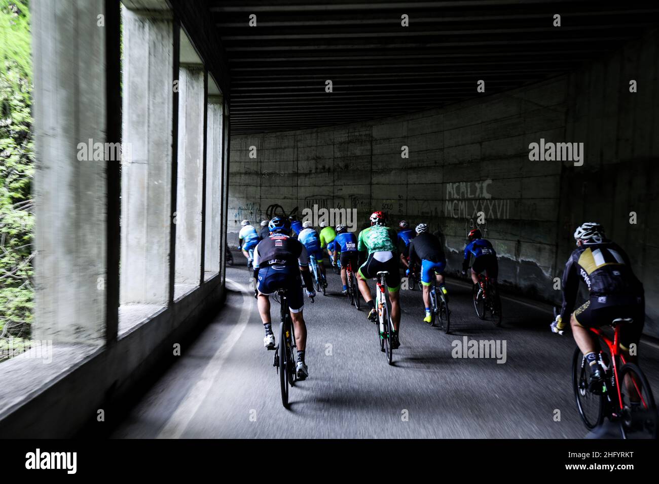 Foto LaPresse/Alessandro Garofalo 29 maggio 2021 Sport Ciclismo giro d'Italia 2021 – giro e nella foto: Tappa 20 Madesimo - Valle Spluga/Alpe Motta Foto LaPresse/Alessandro Garofalo 29 maggio 2021 Sport Cycling giro d'Italia 2021 – giro e nella foto: 20th tappa Madesimo - Valle Spluga/Alpe Motta Foto Stock