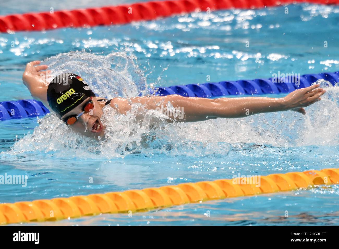 Gian Mattia D'Alberto / LaPresse 27 luglio 2021 Tokyo Tokyo 2020 Giochi Olimpici Nuoto nella foto: Franziska Hentke GER Foto Stock