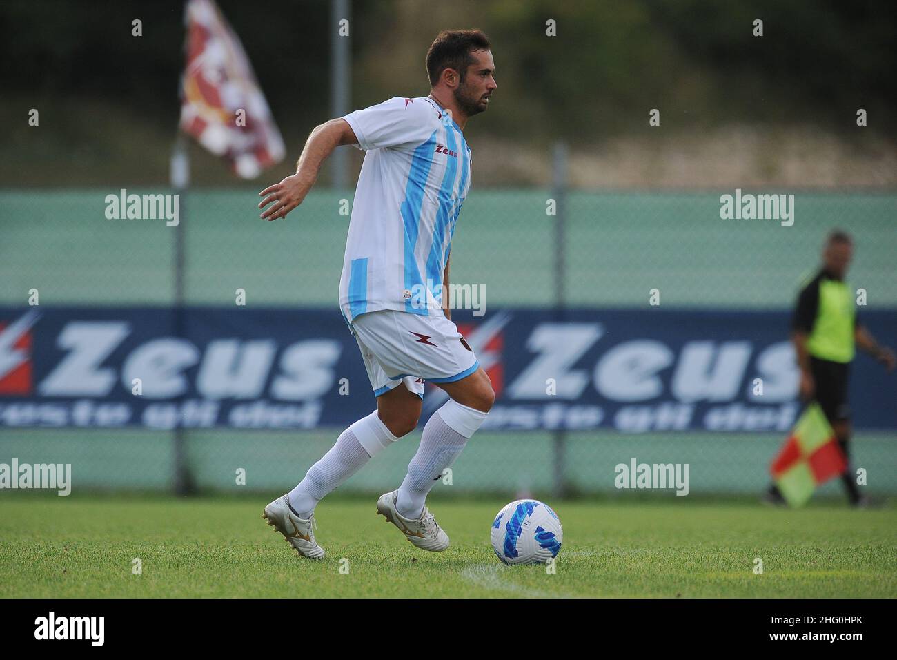 LaPresse - Roberto Settonce 25th di Luglio Cascia (Perugia) Italy Sport Soccer Italia Championship League A Salernitana Gubbio friendly Match Cascia (Pg) Country House Hotel Eiite Stadium nella foto: salernitana giocatore andrea schiavone Foto Stock