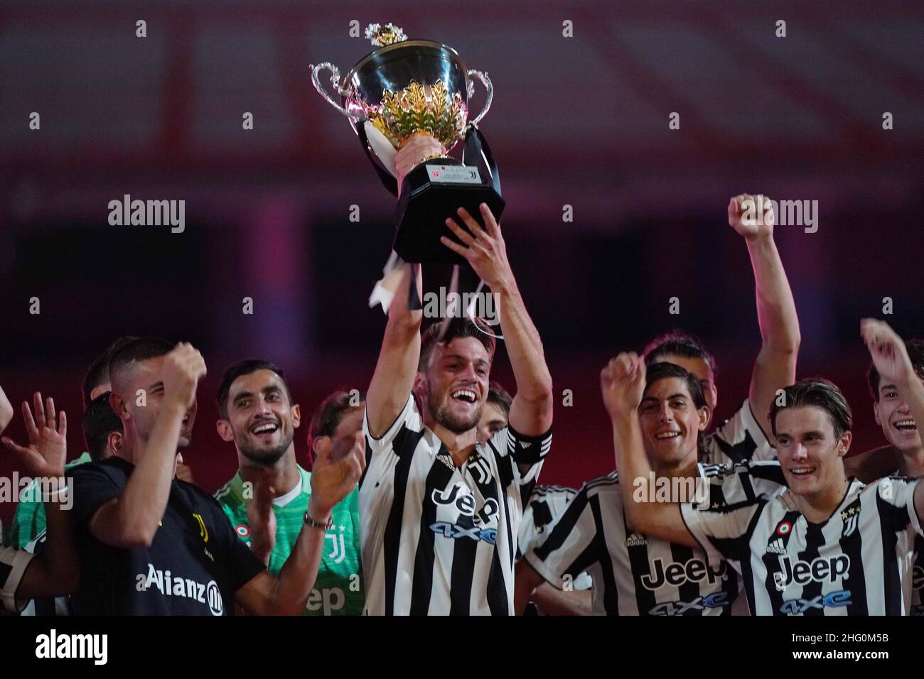 LaPresse - Spada 31 luglio 2021 Monza ( Italia ) Sport Soccer - Stagione 2021 22 - Pre Stagione - Coppa Berlusconi - Monza Vs Juventus nella foto: daniele rugani Foto Stock