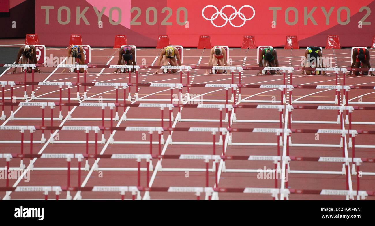 Alfredo Falcone - LaPresse 01/08/2021 Tokyo (Giappone) Sport i Giochi della XXXII Tokyo 2020 Olimpiadi di atletica nella foto:Luminosa Bogliolo Foto Stock