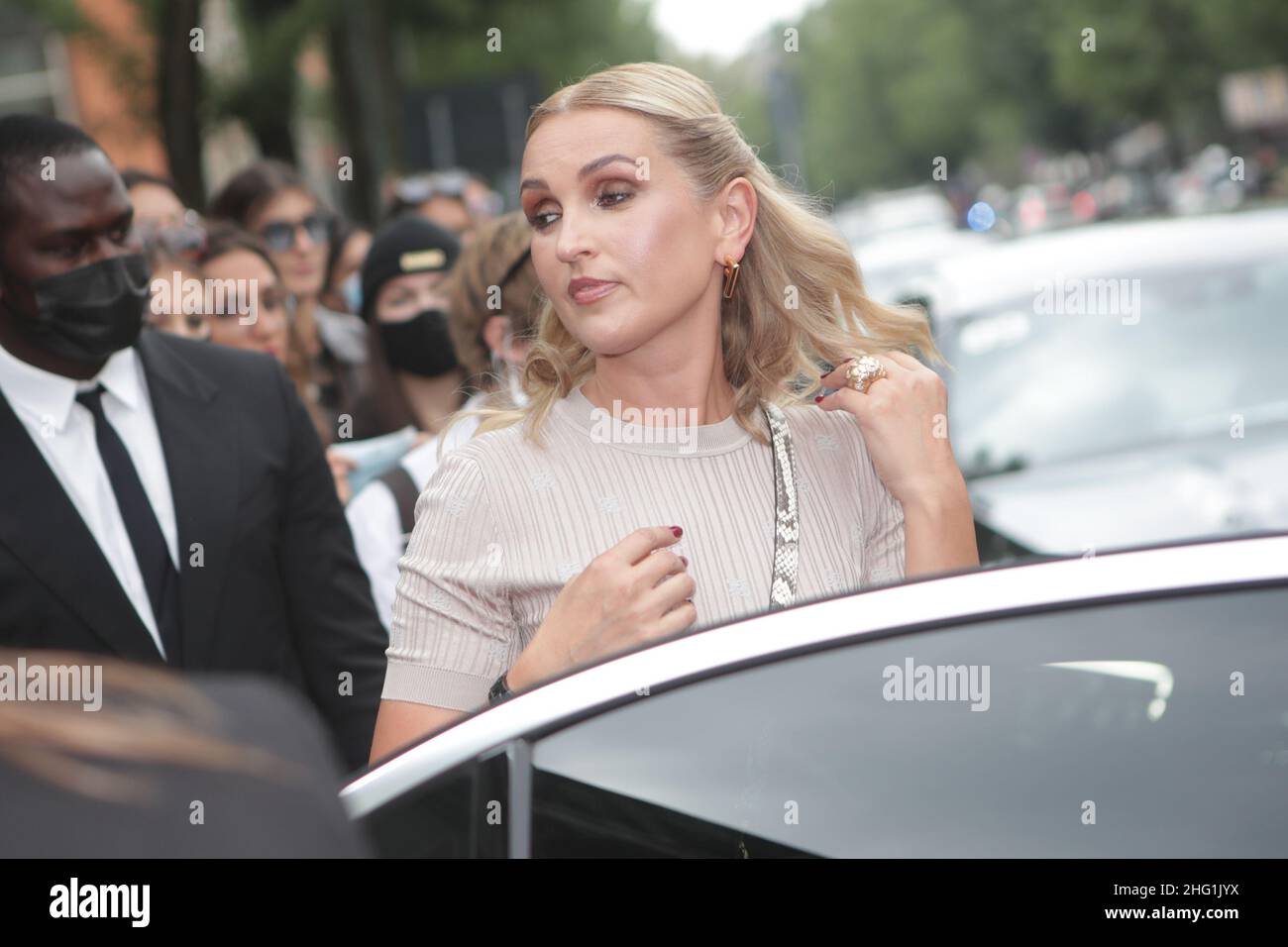 Mairo Cinquetti - LaPresse 22 set 2021 Milano - Italia intrattenimento Arrivi a Fendi - MFW 2021/2022 nella foto: Guest Foto Stock