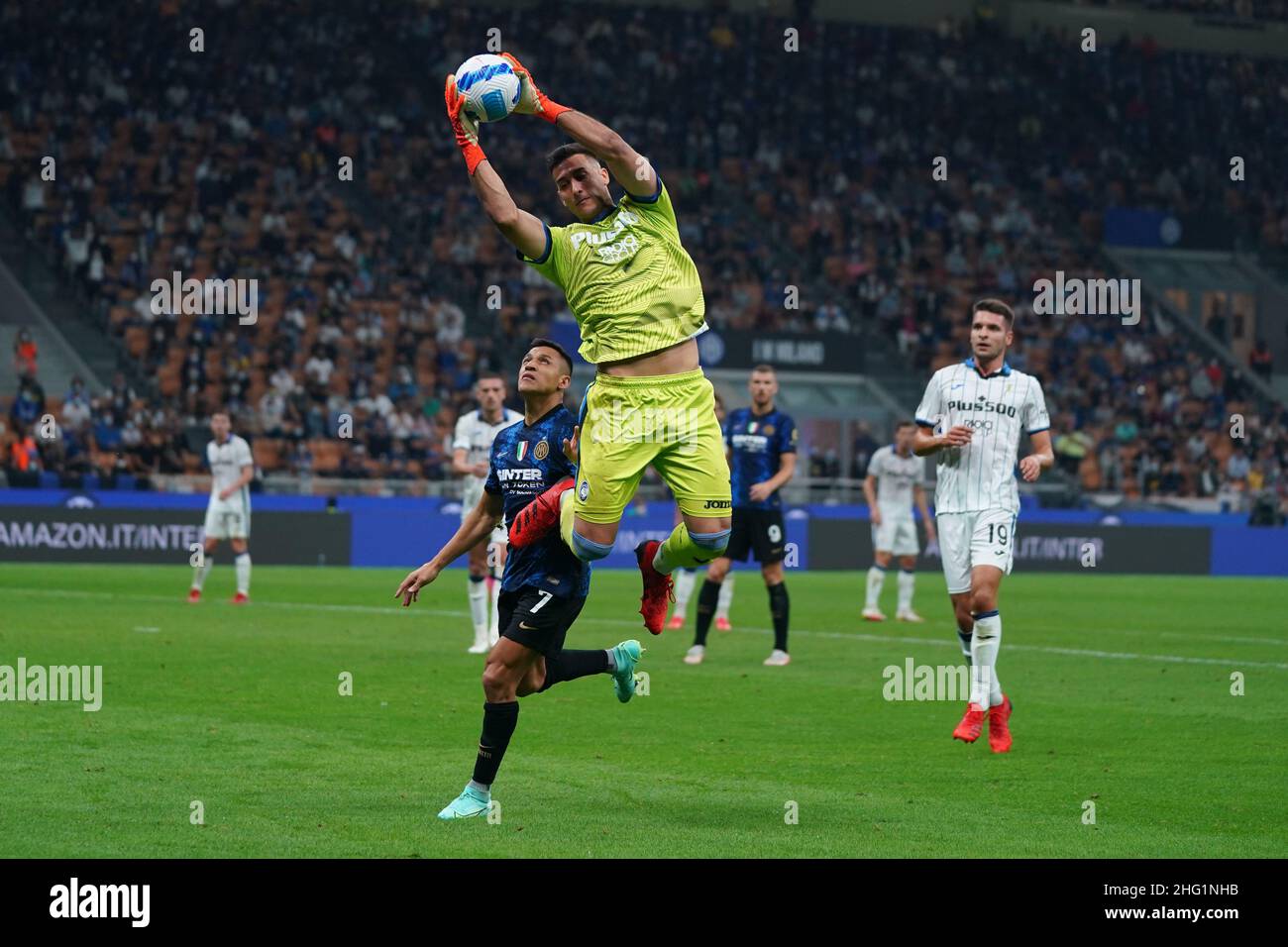 Spada/LaPresse Settembre 25 , 2021 - Milano,Italia Sport, Calcio Inter Vs Atalanta - Campionato Italiano Serie A Calcio 2021/2022 - Stadio San Siro nella foto juan musso Foto Stock