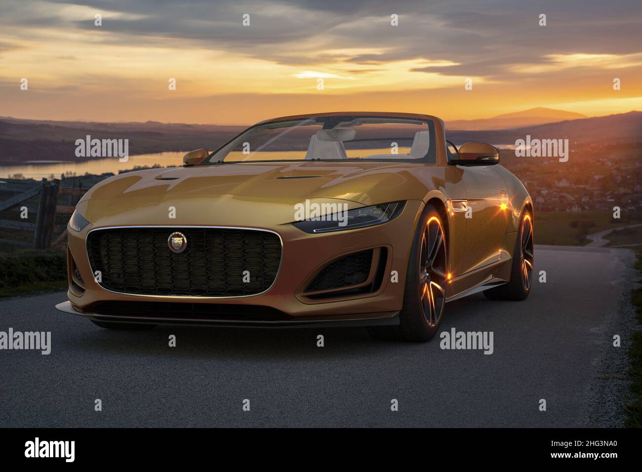 La nuova F-TYPE - la Jaguar più entusiasmante Foto Stock